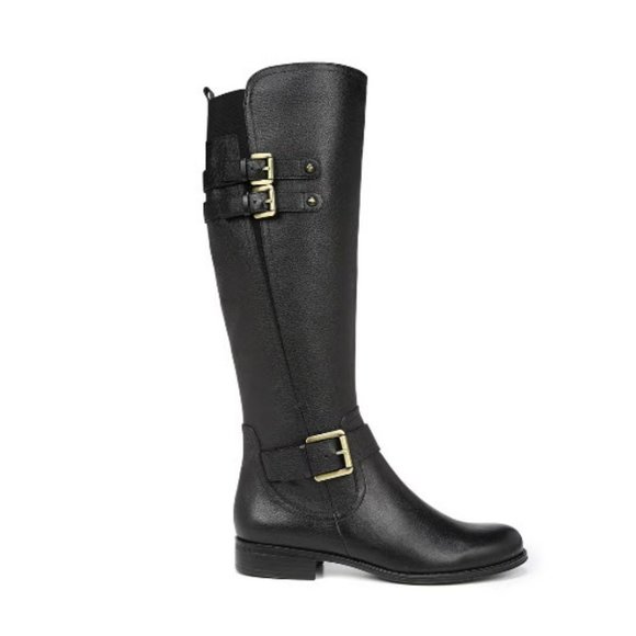 Worn once indoors - Jessie knee high boot regular calf Black 6.5 - Picture 2 of 7